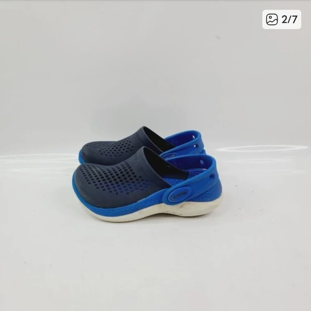 CROCS Kids Navy and Blue Water‎ Shoes